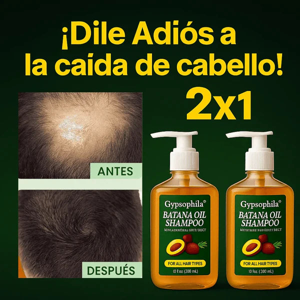 2x1 en Shampoo de Batana 100% natural – Cabello más fuerte, brillante y sin huecos